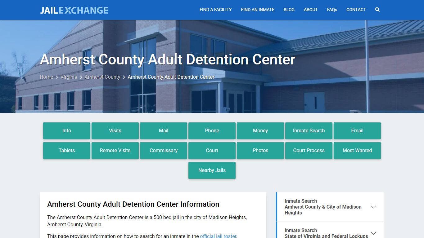 Amherst County Adult Detention Center - Jail Exchange